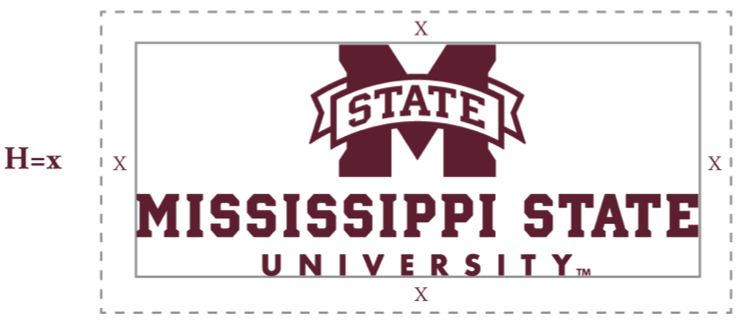 Mississippi State Bulldogs Baseball Logo Flag